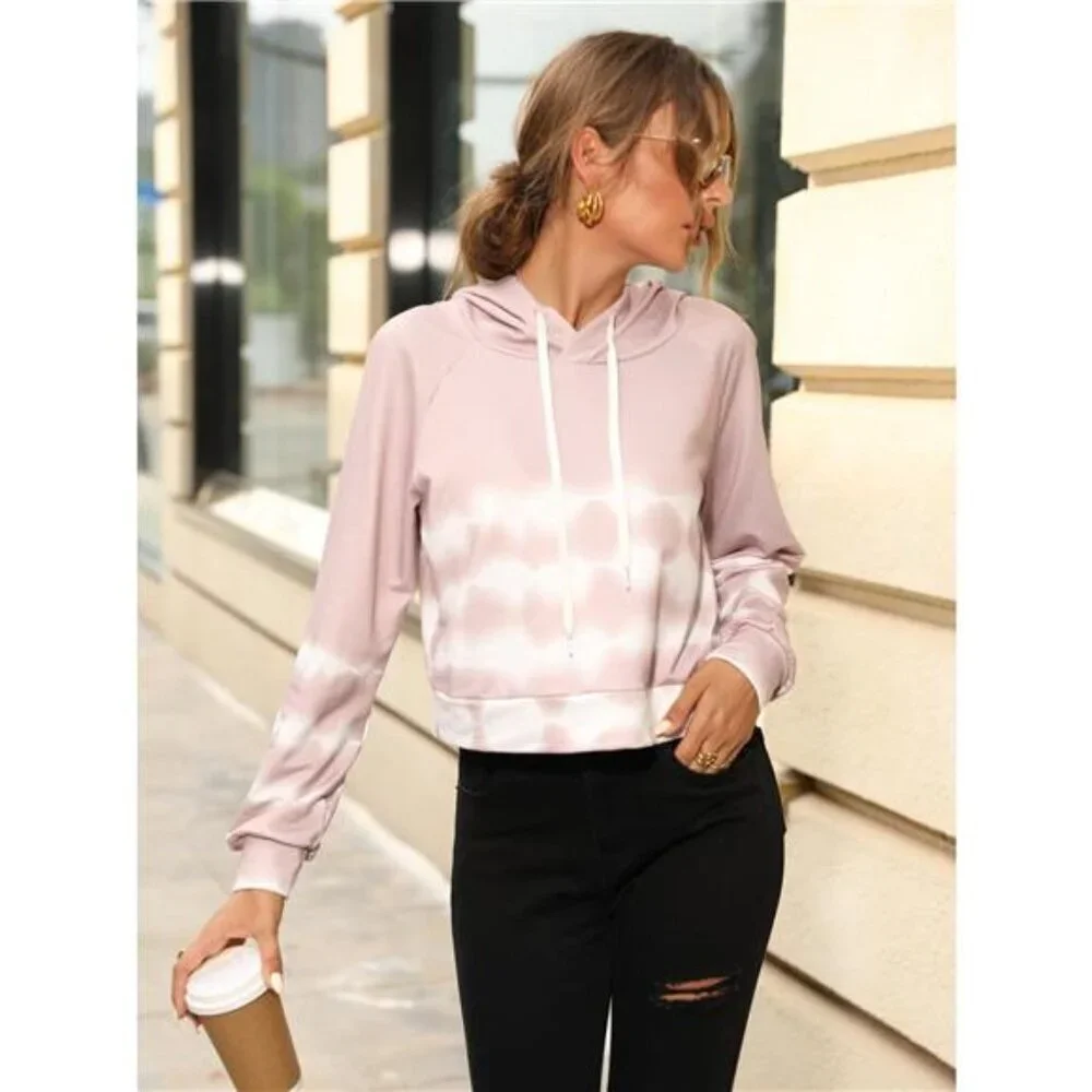 Drawstring Raglan Sleeve Hoodie - Picture 3 of 6